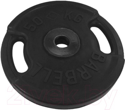 Диск для штанги MB Barbell Олимпийский с ручками d51мм 50кг - фото