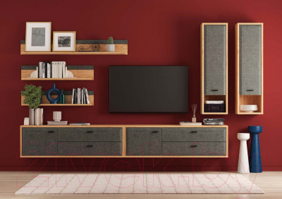 Полка Black Red White Grace POL140