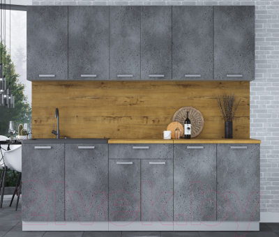 Кухонный гарнитур Интерлиния Мила Лайт 2.2