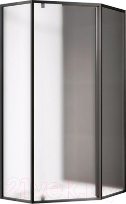 Душевой уголок Cezares ECO-O-P-1-90-P-NERO - фото