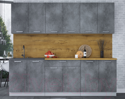 Кухонный гарнитур Интерлиния Мила Лайт 2.4