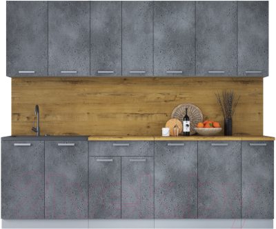 Кухонный гарнитур Интерлиния Мила Лайт 2.5 - фото