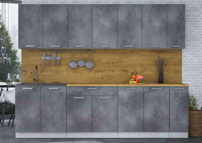 Кухонный гарнитур Интерлиния Мила Лайт 2.7