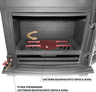 Печь-камин Везувий AST-13 (антрацит)