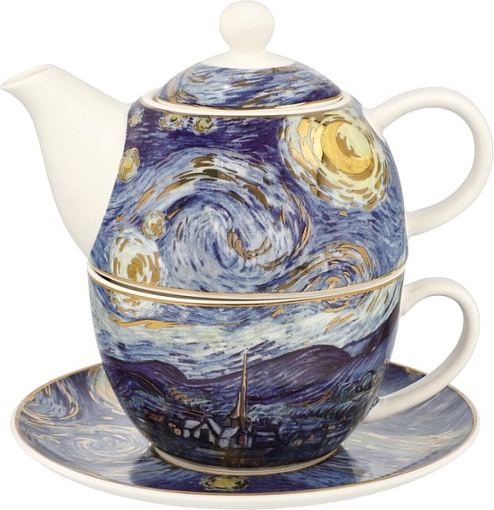 Чайный набор Goebel Artis Orbis/Vincent van Gogh Звездная ночь / 67-062-31-1  - фото