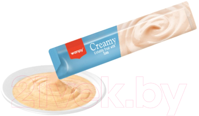 Лакомство для кошек Wanpy Cat Нежное пюре из тунца