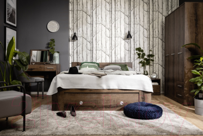 Туалетный столик Black Red White Непо TOL1K1S