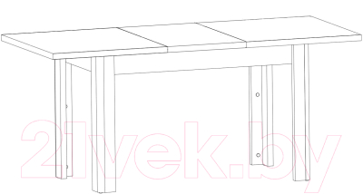 Обеденный стол Black Red White Stylius B169-STO