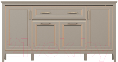 Тумба Black Red White Classic KOM4D1S - фото