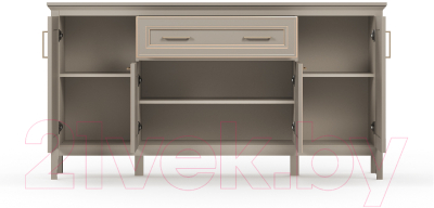 Тумба Black Red White Classic KOM4D1S