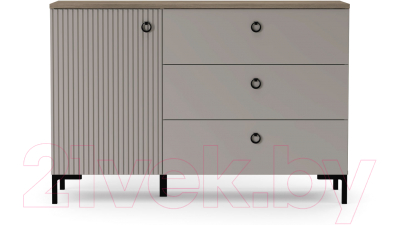 Тумба Black Red White Domenica KOM1D3S