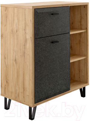 Тумба Black Red White Grace KOM1D1S