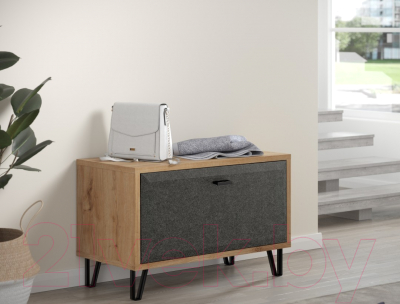 Тумба в прихожую Black Red White Grace KOM1K