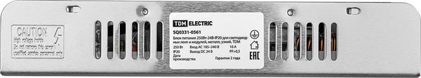 Блок питания для светодиодной ленты TDM SQ0331-0561