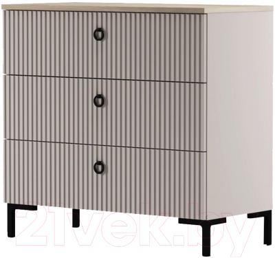 Комод Black Red White Domenica KOM3S - фото