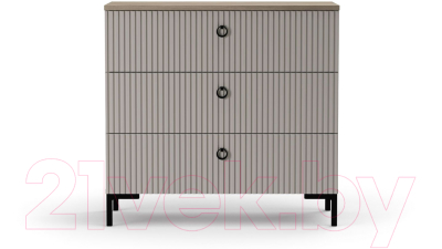 Комод Black Red White Domenica KOM3S