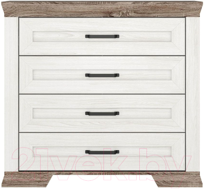 Комод Black Red White Marselle KOM4S - фото