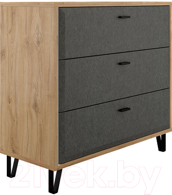 Комод Black Red White Grace KOM3S