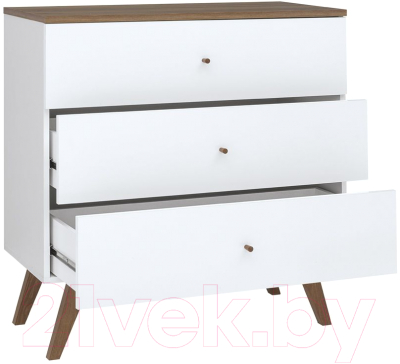 Тумба Black Red White Heda KOM3S