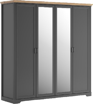 Шкаф Black Red White Jasmin SZF2L2D - фото