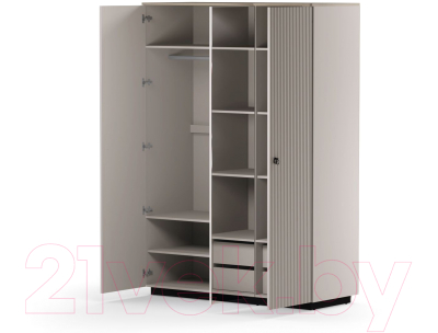 Шкаф Black Red White Domenica SZF3D