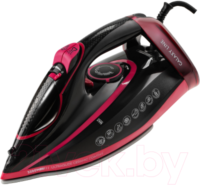 Утюг Galaxy Line GL 6133 (черный/розовый) - фото