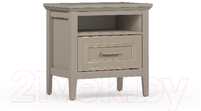 Прикроватная тумба Black Red White Classic KOM1S