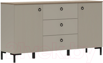 Тумба Black Red White Domenica KOM2D3S - фото