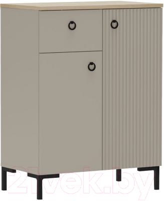 Тумба Black Red White Domenica KOM2D1S - фото