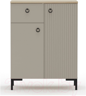 Тумба Black Red White Domenica KOM2D1S