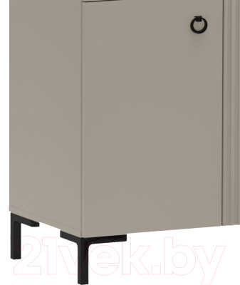 Тумба Black Red White Domenica KOM2D1S