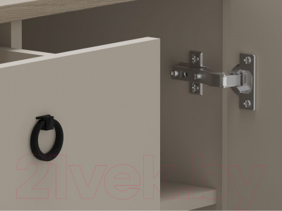 Тумба Black Red White Domenica KOM2D1S