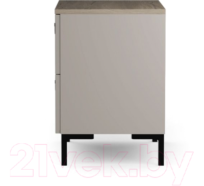 Прикроватная тумба Black Red White Domenica KOM2S