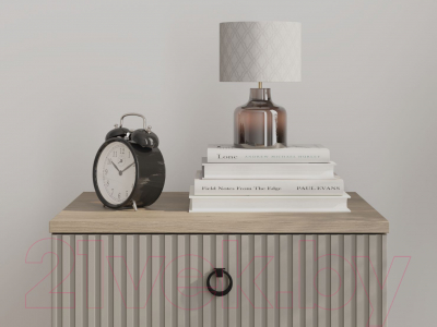 Прикроватная тумба Black Red White Domenica KOM2S