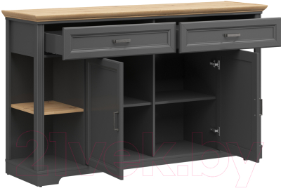 Тумба Black Red White Jasmin KOM2D2S