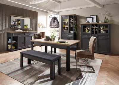 Тумба Black Red White Jasmin KOM2D2S