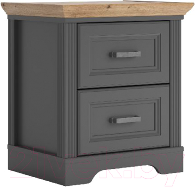 Прикроватная тумба Black Red White Jasmin KOM2S - фото