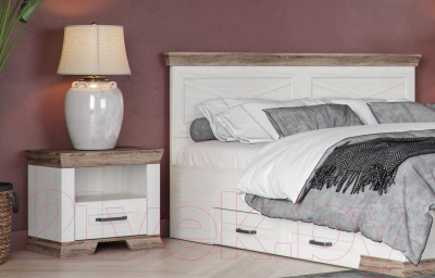 Прикроватная тумба Black Red White Marselle KOM1S