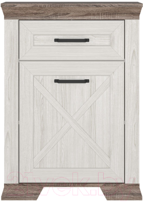 Тумба Black Red White Marselle KOM1D1S - фото