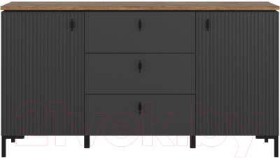 Тумба Black Red White San Gimignano KOM2D3S - фото