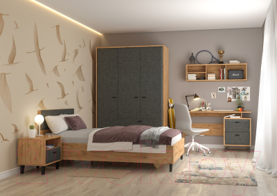 Письменный стол Black Red White Grace BIU2S