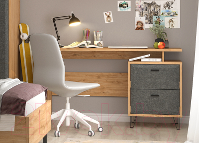 Письменный стол Black Red White Grace BIU2S