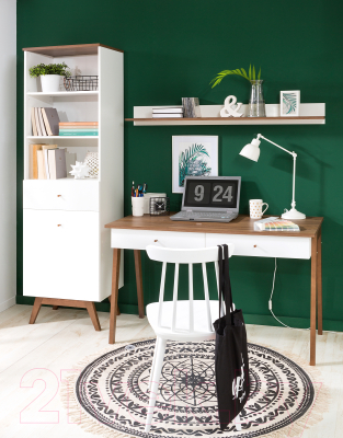 Письменный стол Black Red White Heda BIU2S