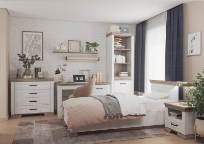 Письменный стол Black Red White Marselle BIU130