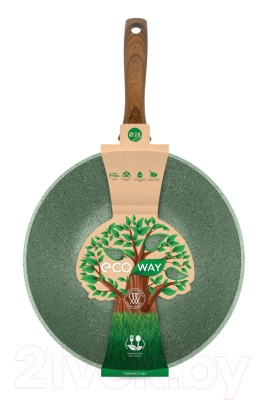 Вок Нева Металл Посуда Eco Way EW3128Wi
