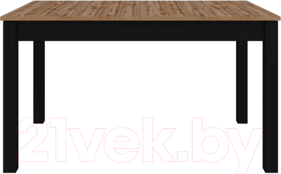 Обеденный стол Black Red White Loft STO130/170 - фото