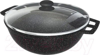 Казан Нева Металл Посуда Мрамор ЗИКСФ45 - фото