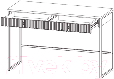 Туалетный столик Black Red White San Gimignano TOL2S