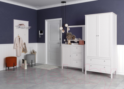 Шкаф Black Red White Ewa SZF2D2S/90