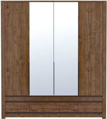 Шкаф Black Red White Kada S404-SZF4D3S - фото